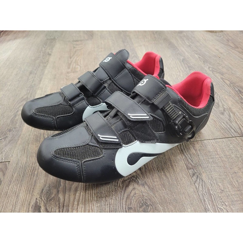 Peloton Black and Red Athletic Shoes